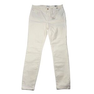 Judy Blue Jeans Size 15/32 White Straight Fit High Waist Stretch JB82282 NWT